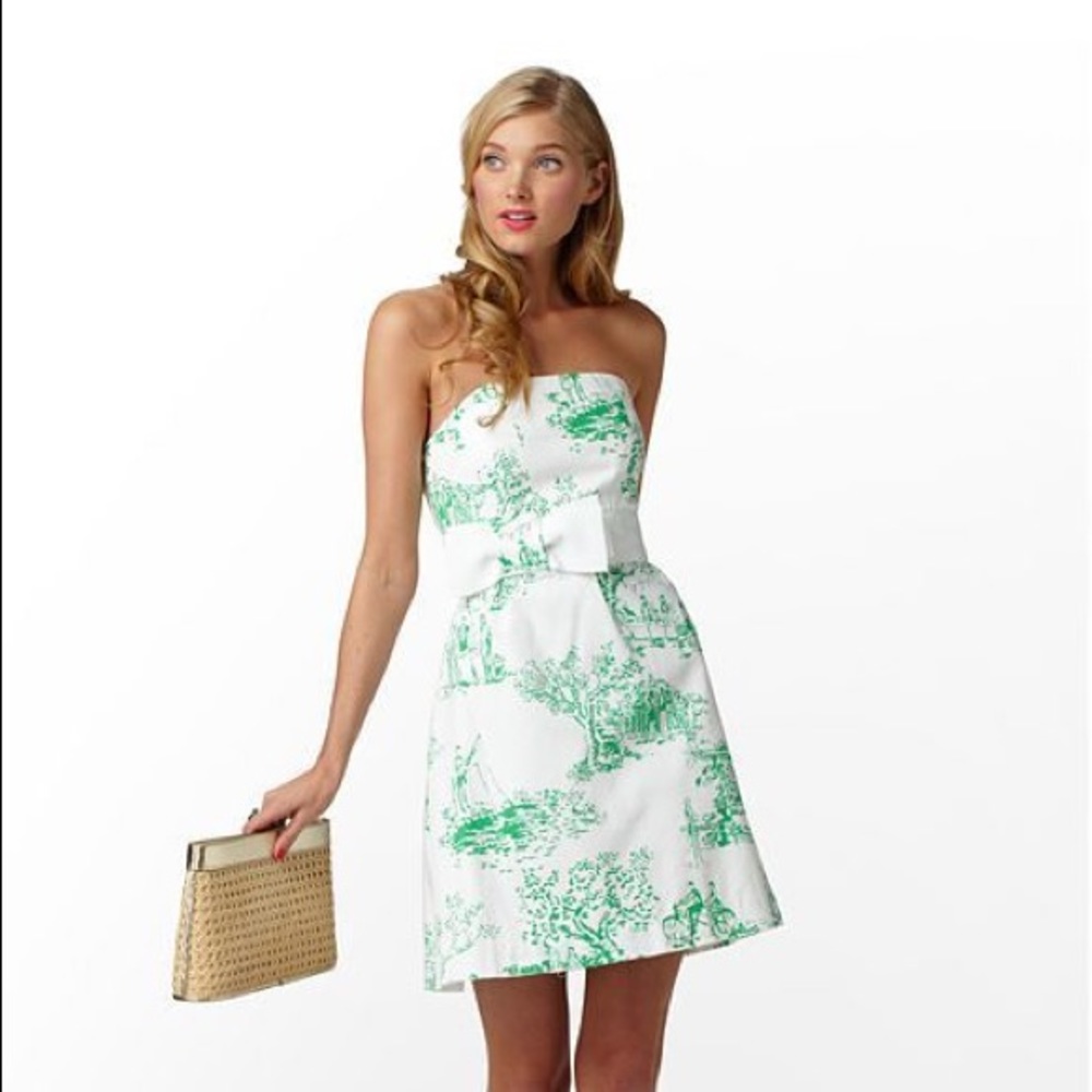 Lilly Pulitzer Amberly strapless dress spring 8
